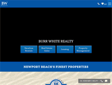 Tablet Screenshot of burrwhite.com